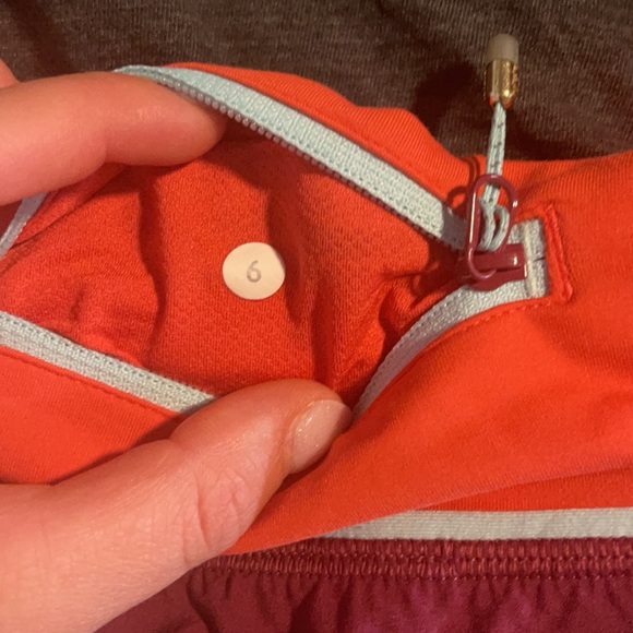 Lululemon speeds lightly worn maroon shorts. - Picture 3 of 3